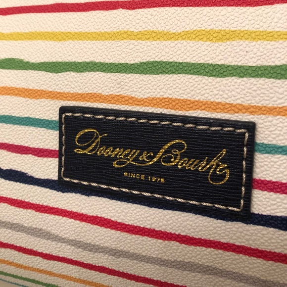 Dooney & Bourke Bags Dooney Bourke Watercolor Striped Tote Nwt